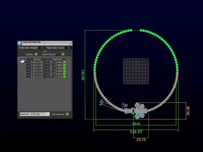 Diamond Pendant 3D print model