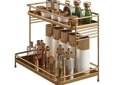  Beauty decorative set 3D model