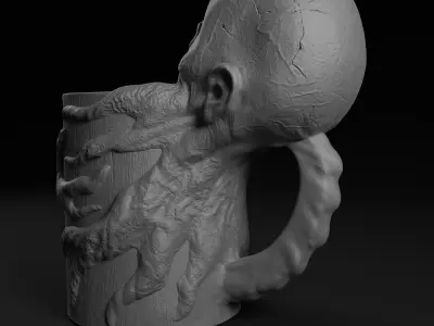 Creature Cup - 3D print 3D print model