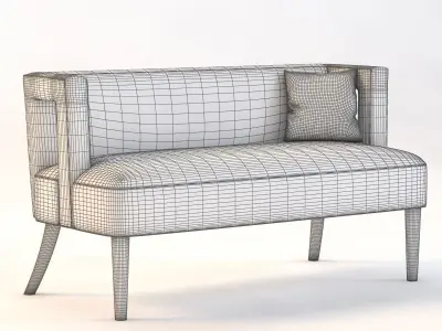 Carrie Settee 3D model