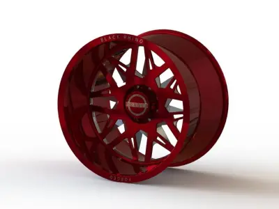 Cast rim BLACK RHINO - TWISTER 3D model