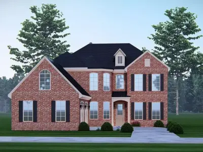 Contemporary American Home Architectural Visualization 3D model