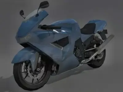 Razor RZX-1000 Low-poly 3D model