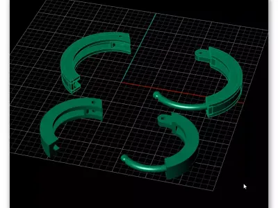 earring back or earring clutch free stl obj 3dm  Free 3D print model