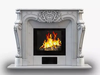 Fireplace Gusar 3D print model