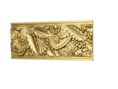 classic decor ornament 08 3D model