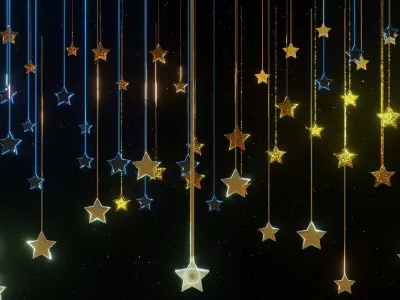 Starry Eid Greetings-Eid Saeed 3D model