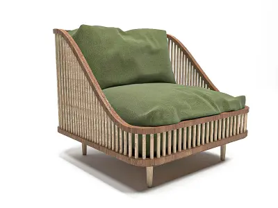 Noble Chic Chair Free low-poly 3D model