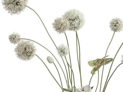 Flower In Vase 92 3D model