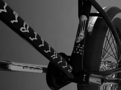 Bmx Bike Bicycle Cycling Velo Extreme Low-poly 3D model