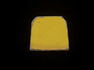 Parking Lot Boundary Stone 3D model