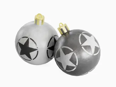 Christmas Tree Ornament 05 Low-poly 3D model