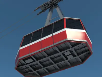 Cable Car 2 3D model