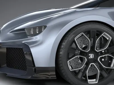 Bugatti Chiron Profilee 2022 3D model