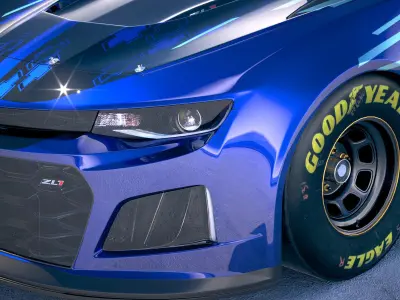 NASCAR Chevrolet Camaro CG 2018 3D model