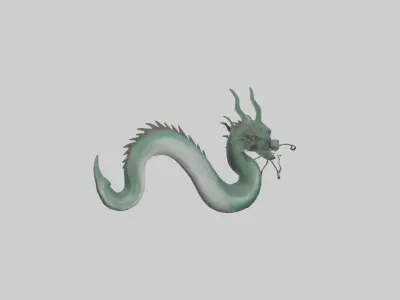Sea Serpent model Low-poly 3D model