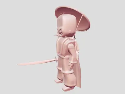 Funny Dummy Warrior 3D print model