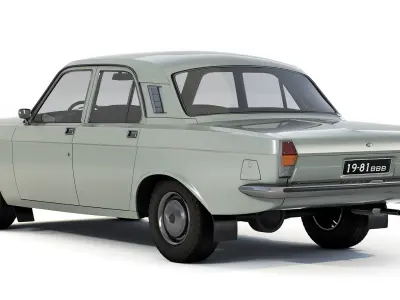 GAZ-24-10 Volga 1985 3D model