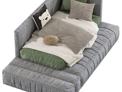 Child bed 3D model