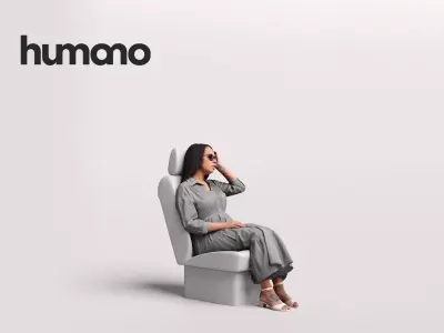 Humano Car Passenger Woman 2011-4 3D model