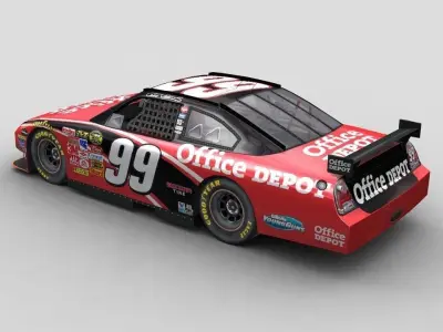 Game Ready NASCAR COT Set 3D model