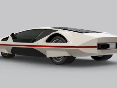 Ferrari 512S Modulo 3D model