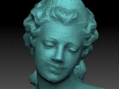 Musee statue 3D model