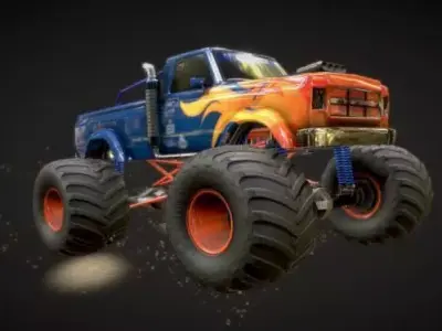 Monster Truck 3D model 3D model