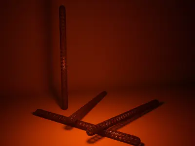 Abstract Geometric Tube Stick 3D model