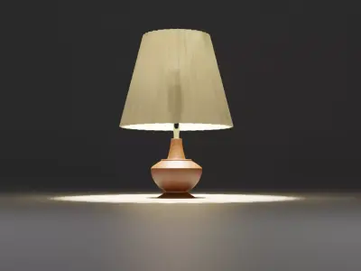 3D Lamp model Low-poly 3D model