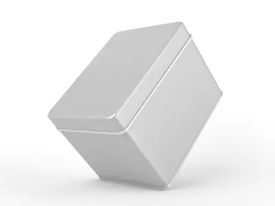 The rectangular Tin Can 3D model