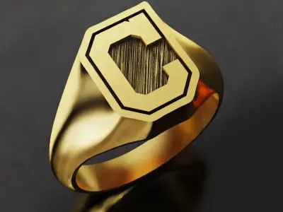 Cleveland Guardians Baseball Fans Rings 3D Print Models 3D print model
