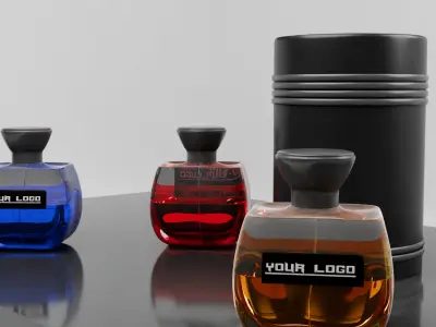 Luxury Perfume Bottle 3D model