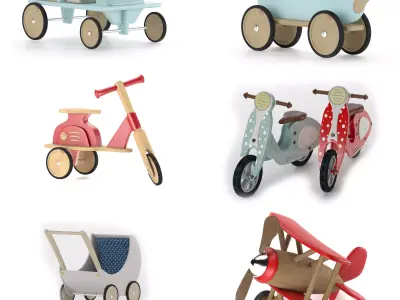 Children sets collection 3D model