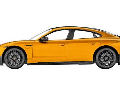 Porsche Taycan Turbo GT 2025 3D model