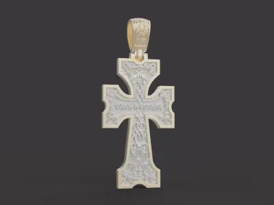 Cross Pendant 61191 3D print model