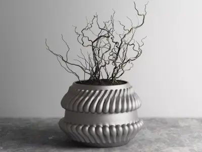 vase pot planter 3d print 876  3D print model