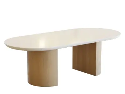 Crate and Barrel Vernet Coffee Table 3D model