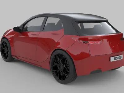 Generic Sporty Hatchback 2020 3D model