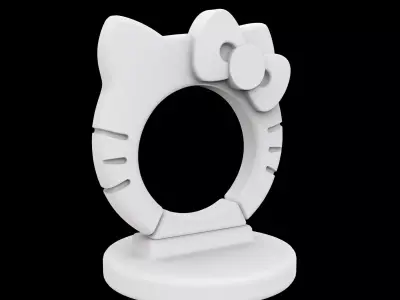 Hello Kitty Cup Holder 3D Print Model 3D print model