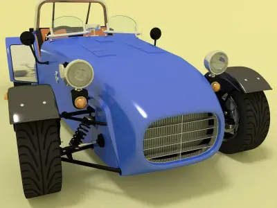 Roadster 2 sports car 3D model