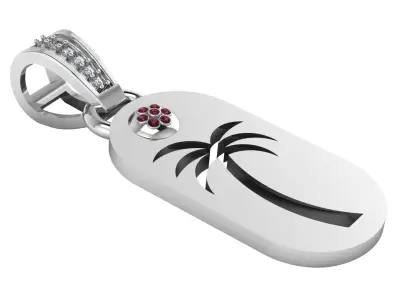 TREE PANDANT 3D PRINTABLE MODAL  3D print model