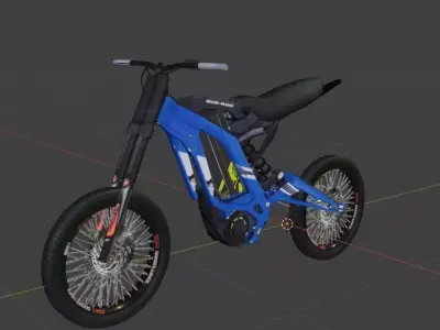 SURRON Light Bee x  Electric Dirt Bike Low-poly 3D model