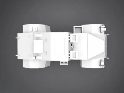 Australian Dingo Scale model  3D print model