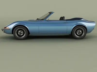 Opel GT Convertible 3D model