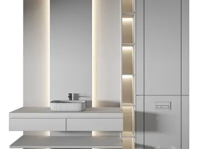 Luxury Bathroom 287 3D model