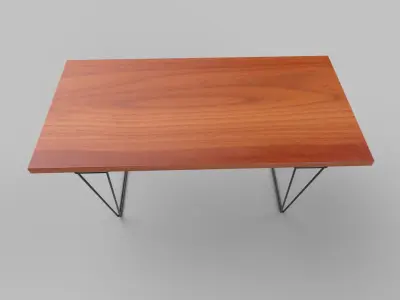 table eames console Low-poly 3D model