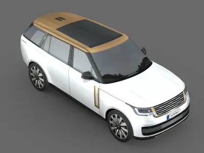 Land Rover Range Rover SV LWB Low-poly 3D model
