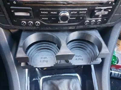 Retractable Cupholder Citroen C5 X7 2008-2017  3D print model