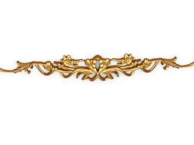 Classic carved decor ornament 341 3D model